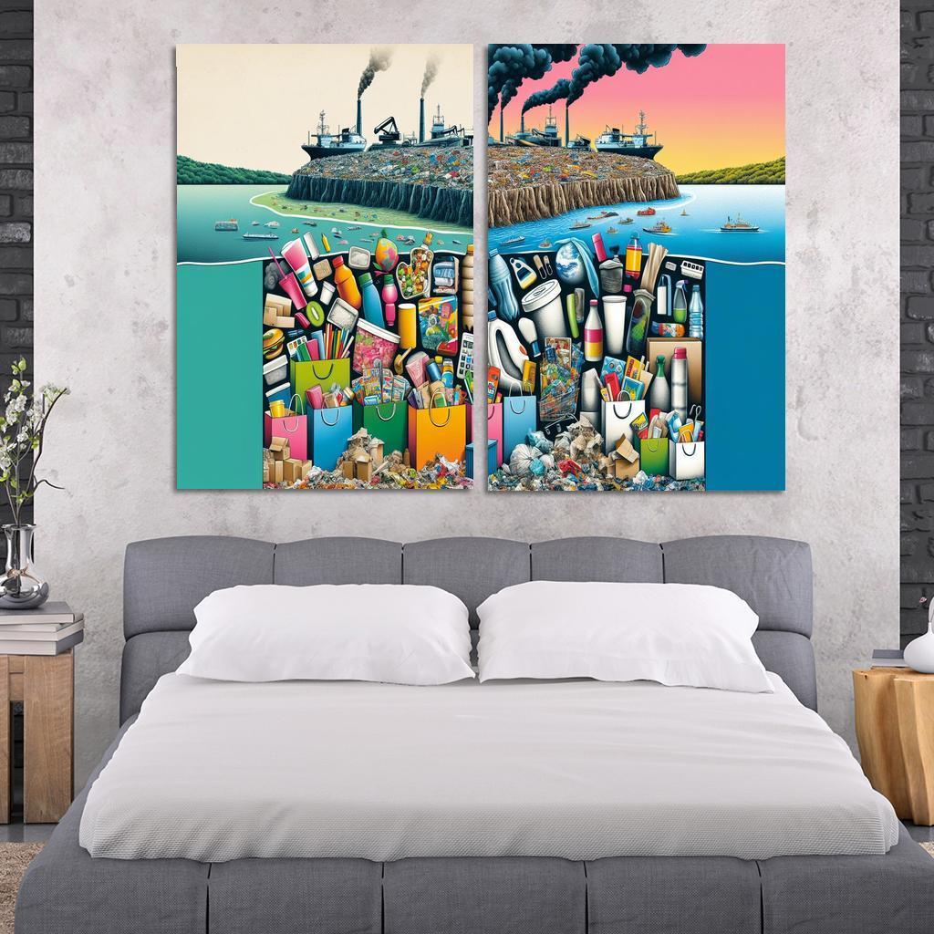 The Cost Of Convenience Visualizing Consumerism's Impact Art Trends