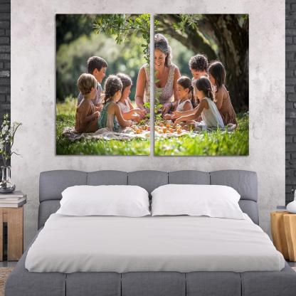 Branches Of Love A Mothers Family Tree Canvas Paintings Frame
