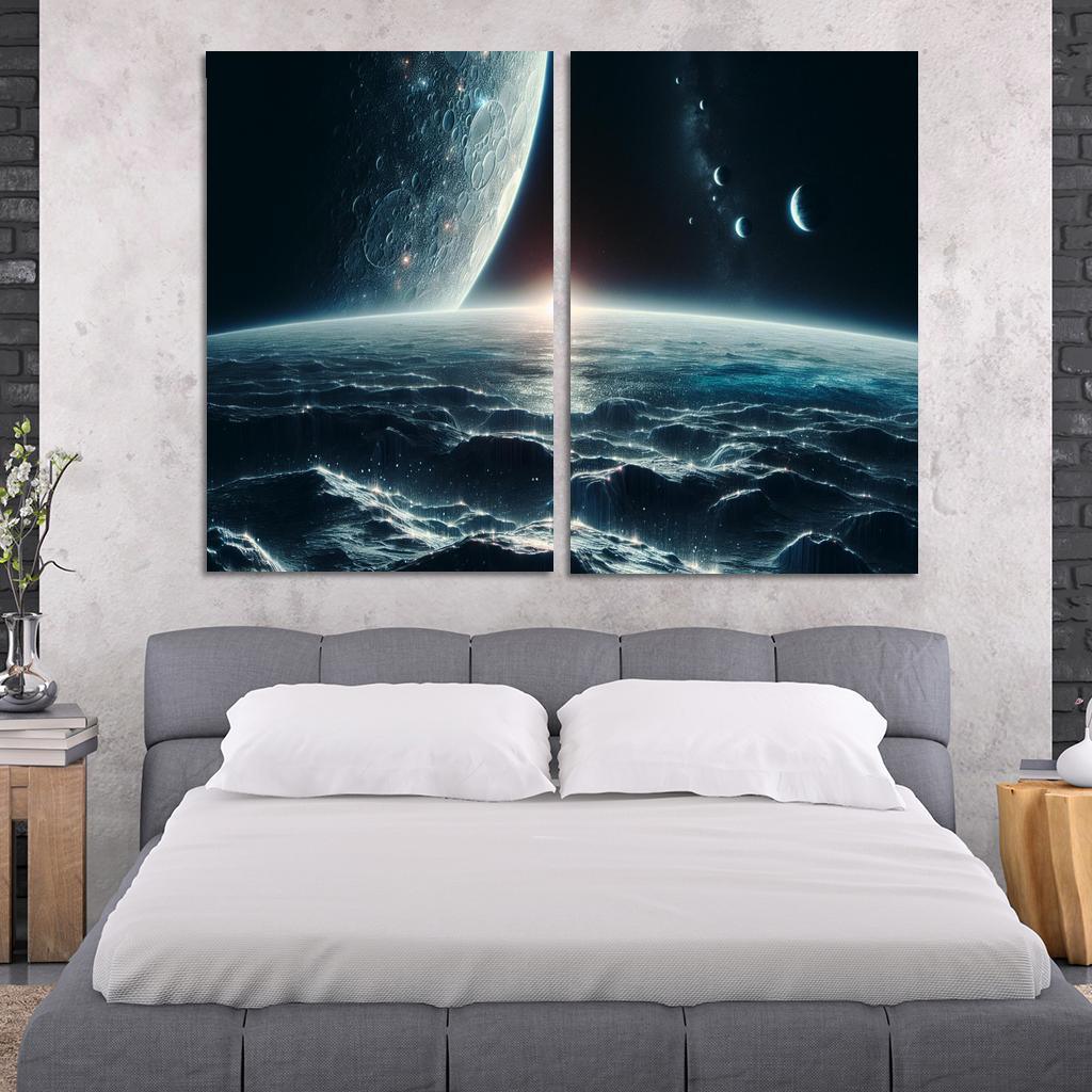 The Chilling Reality Of Ice Worlds Abstract Paintings Frame