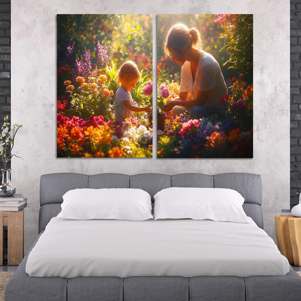 The Garden Of Memories Cultivating Love Custom Paintings Frame