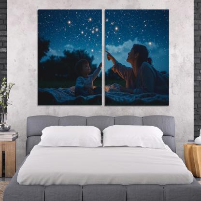 Stars In Our Eyes Dreams Of Tomorrow Custom Paintings Frame