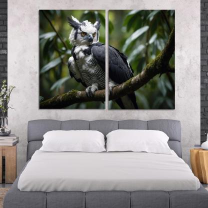 The Regal Harpy Eagle The Forest Monarch Custom Paintings Frame