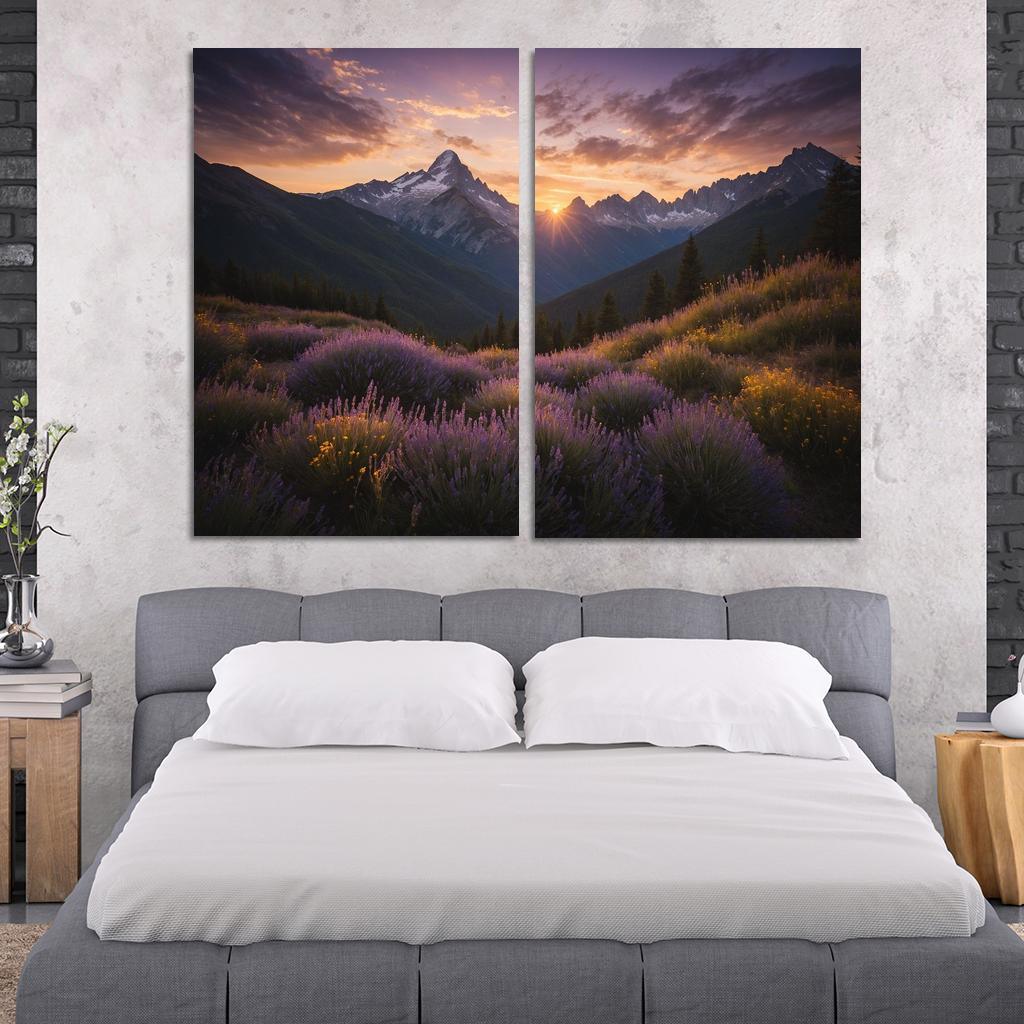 The Twilight Glow Of Serenity Mountain Art Trends