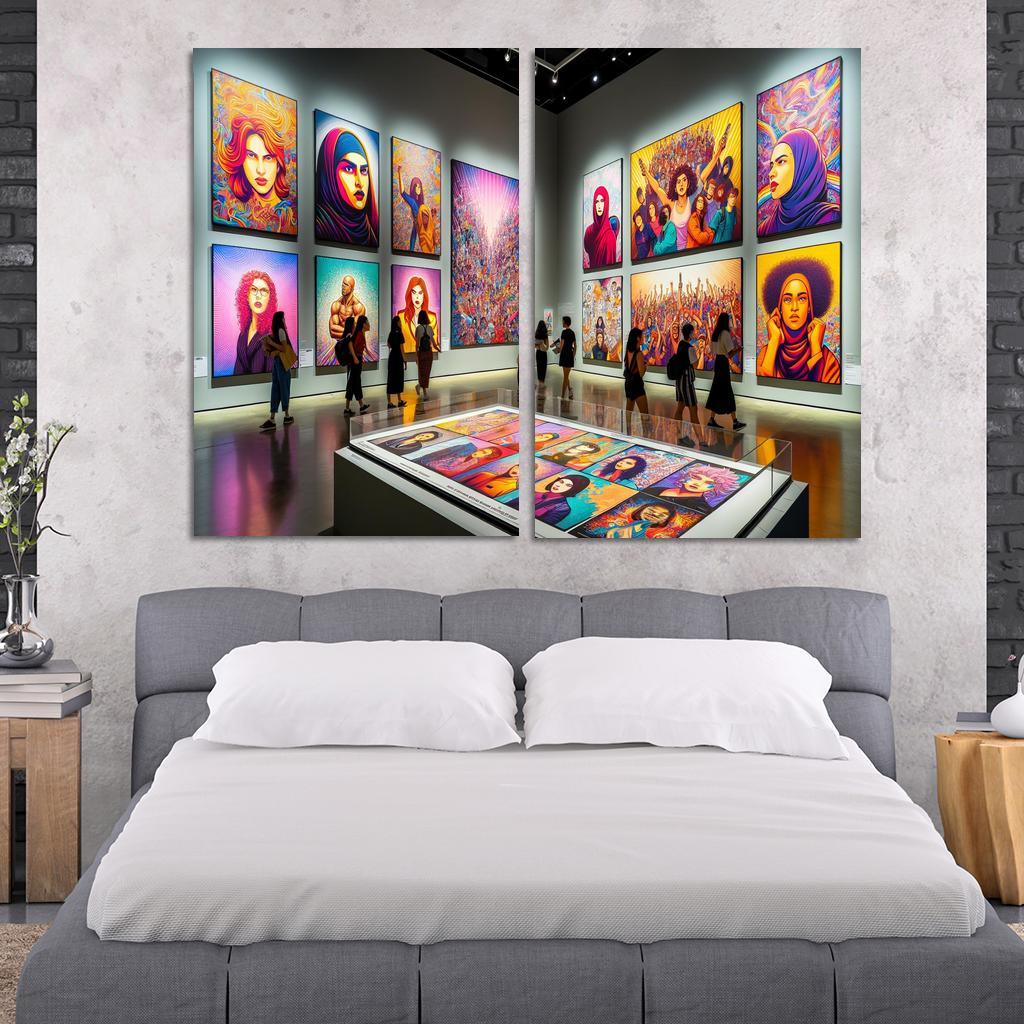 Gender Equality Breaking The Chains Of Inequality Framed Paintings