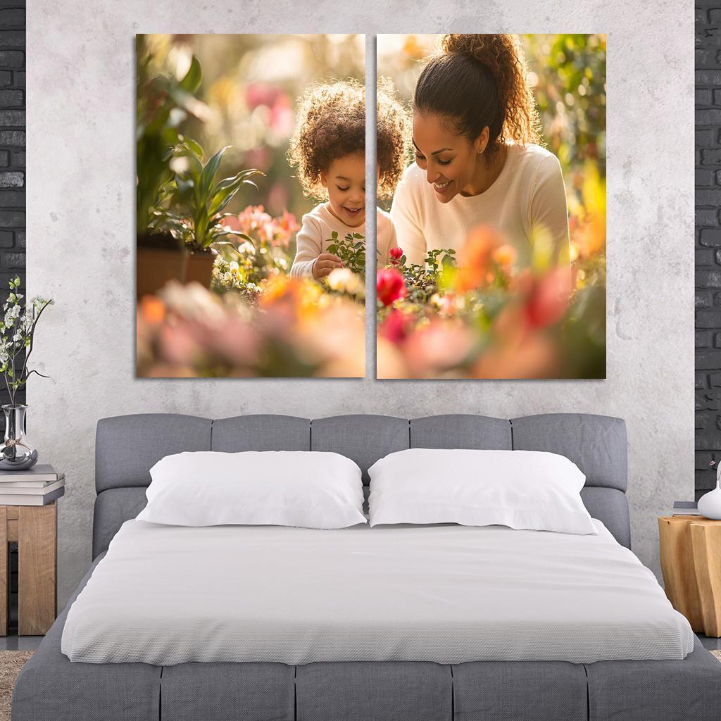 The Garden Of Memories A Mothers Legacy Canvas Paintings Frame