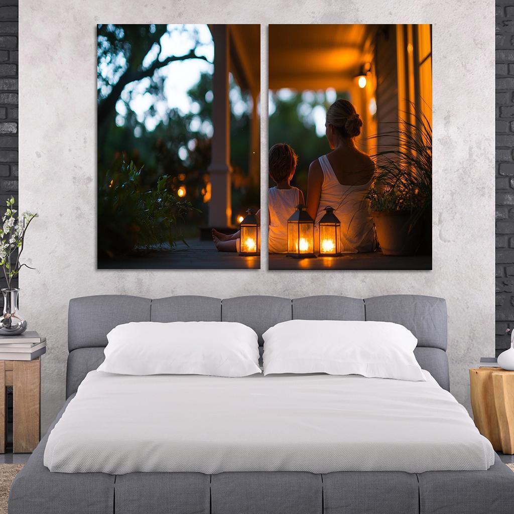 The Light Of Guidance A Mothers Wisdom Canvas Paintings Frame