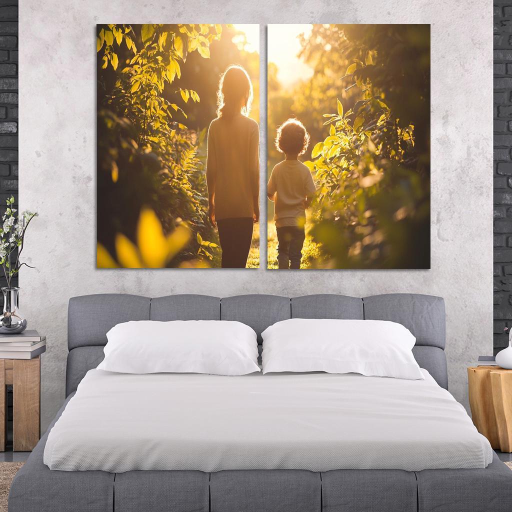 Journey Of Hearts A Mothers Guiding Love Custom Paintings Frame