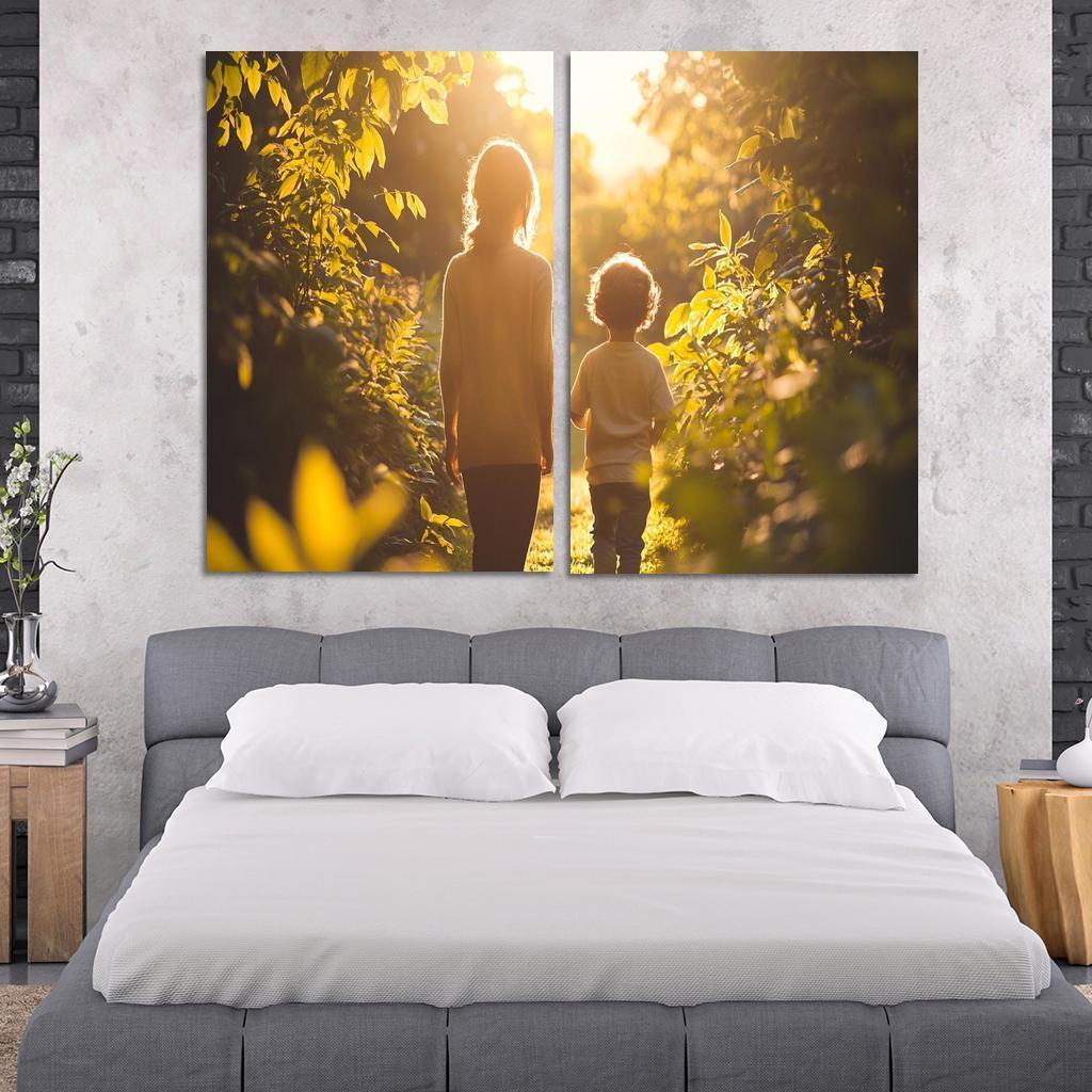 Journey Of Hearts A Mothers Guiding Love Custom Paintings Frame