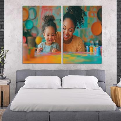 The Colors Of Love A Mother's Palette One-piece Frames
