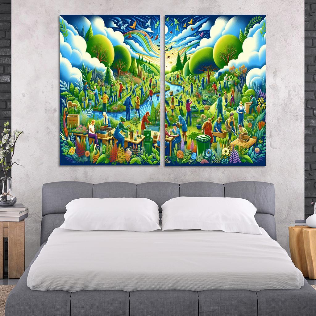 Sustainable Development Creating A Better Future Art Trends