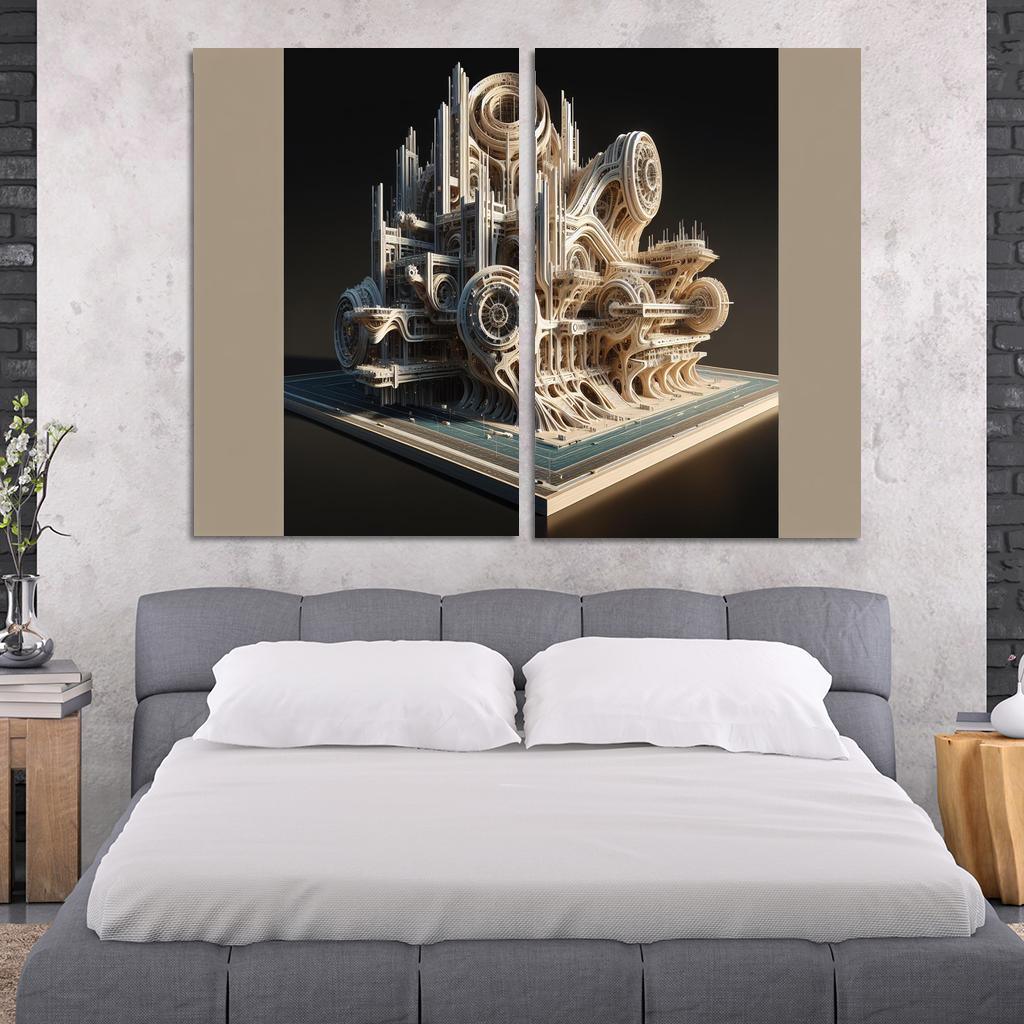Digital Fabrication Architecture Custom Paintings Frame