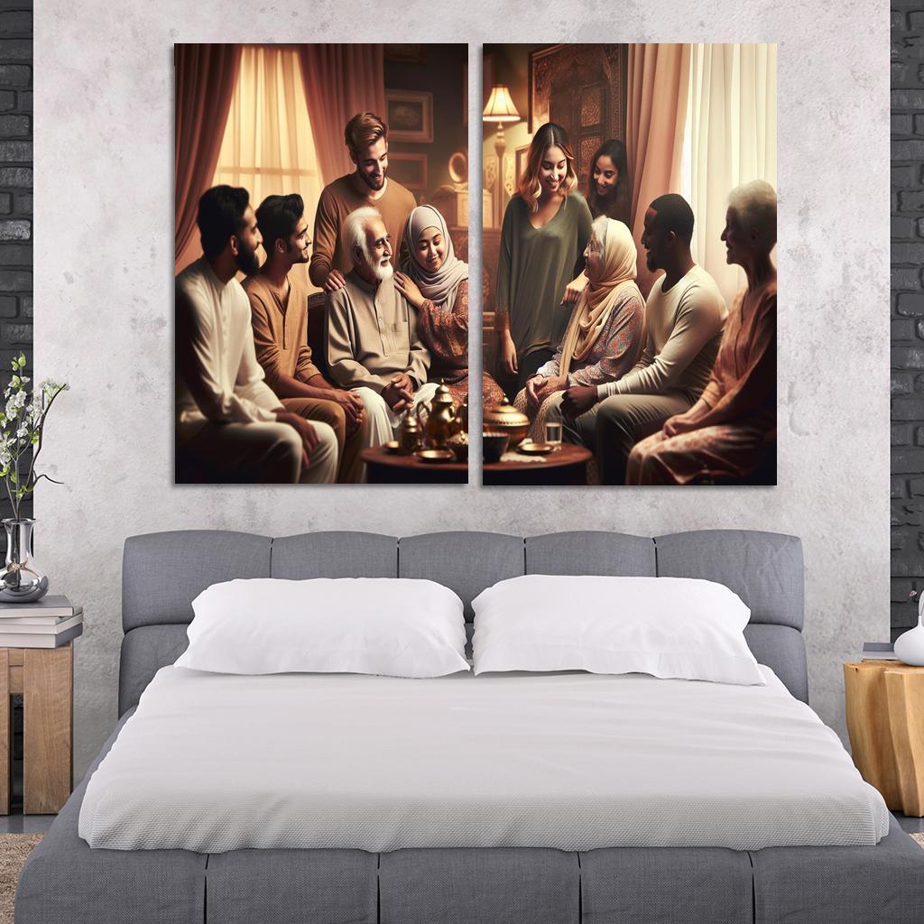 Elders Of Wisdom Respecting Our Aging Population Custom Paintings Frame