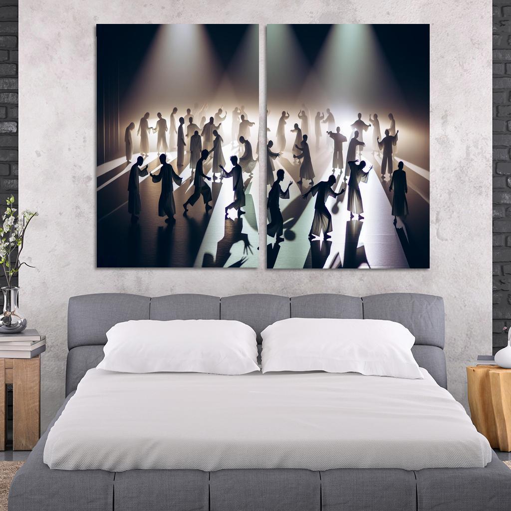 Butoh The Dance Of Darkness And Light Modern Paintings Frame