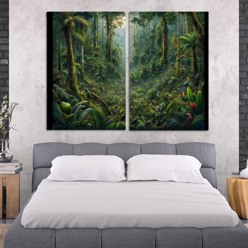 Nature's Call Celebrating Biodiversity through Art 2 Piece HD Canvas Wall Art-Original Frame