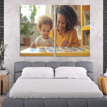 Radiant Dreams A Mothers Vision For The Future Canvas Paintings Frame