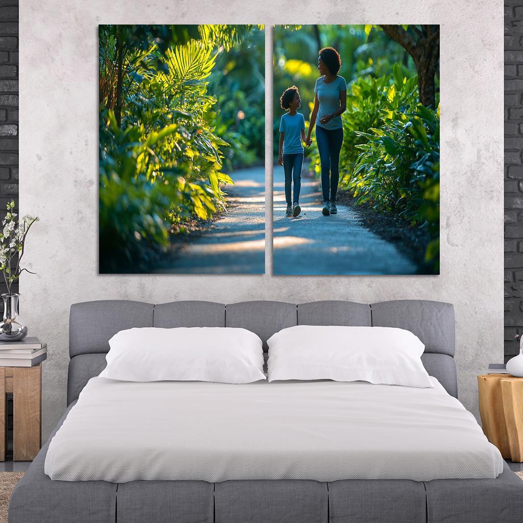 Footsteps Of Love Following Her Path One-piece Frames