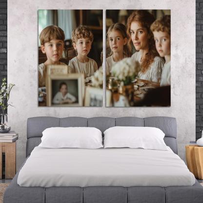 Echoes Of The Past A Mothers Legacy Custom Paintings Frame