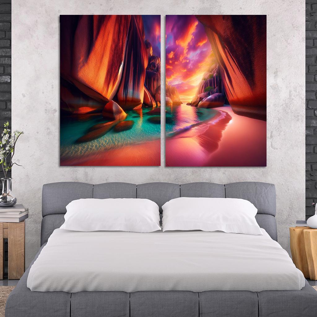 Crystal Cove Romantic Getaway Premium Artwork Frames