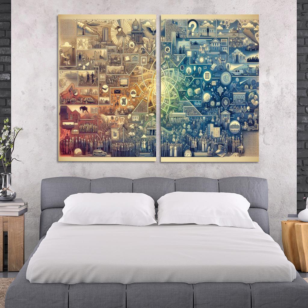 Whispers Of The Past Honoring Historical Trauma Multi-panel Paintings