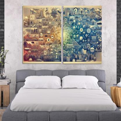 Whispers Of The Past Honoring Historical Trauma Multi-panel Paintings