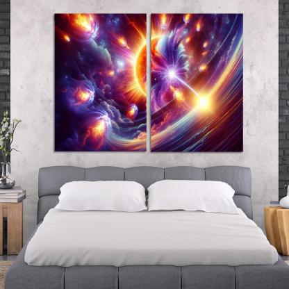 The Allure Of Space Weather Abstract Paintings Frame