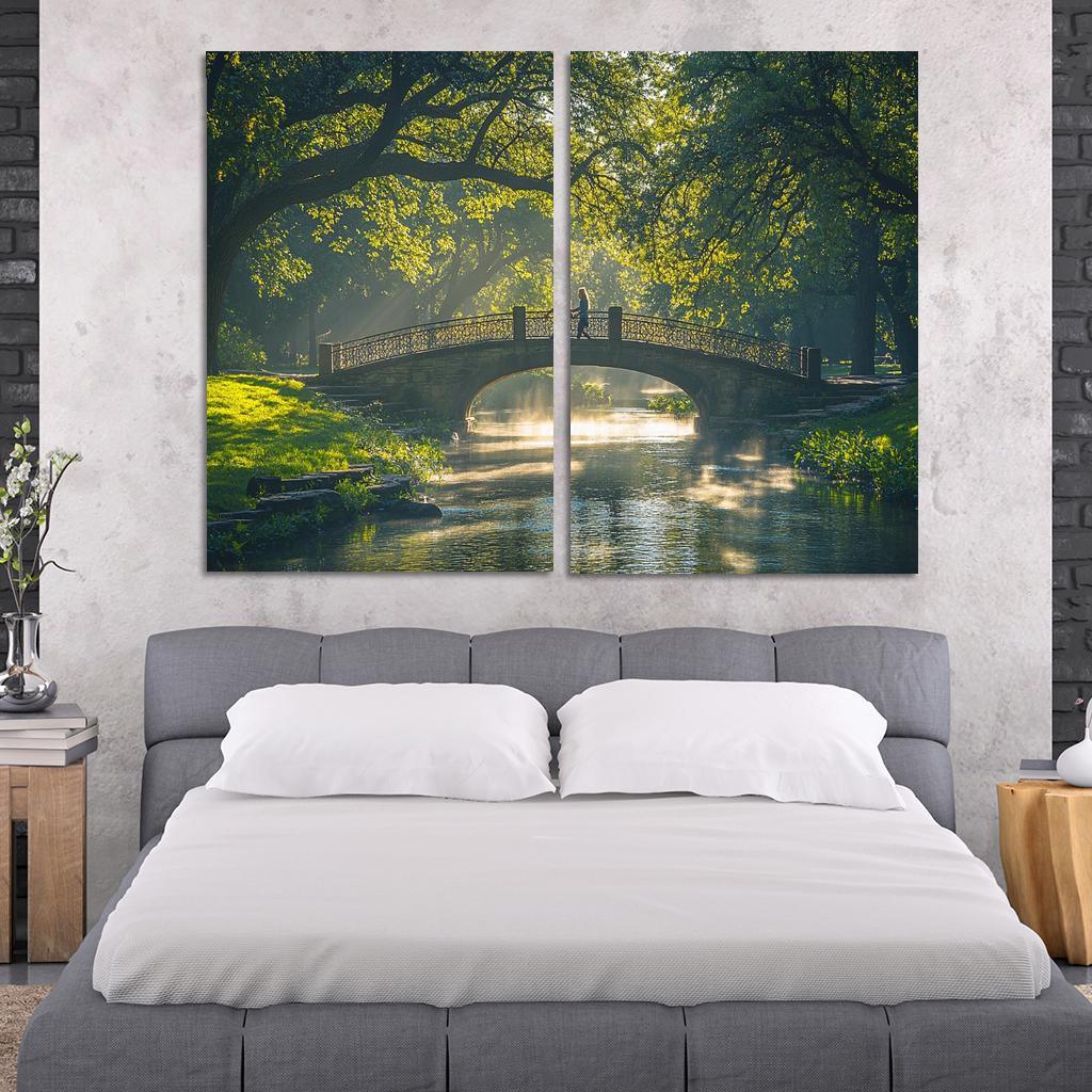 Bridges Of Trust Building Connections Canvas Paintings Frame