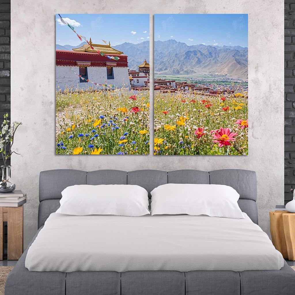 Palace Of Potala Abstract Paintings Frame