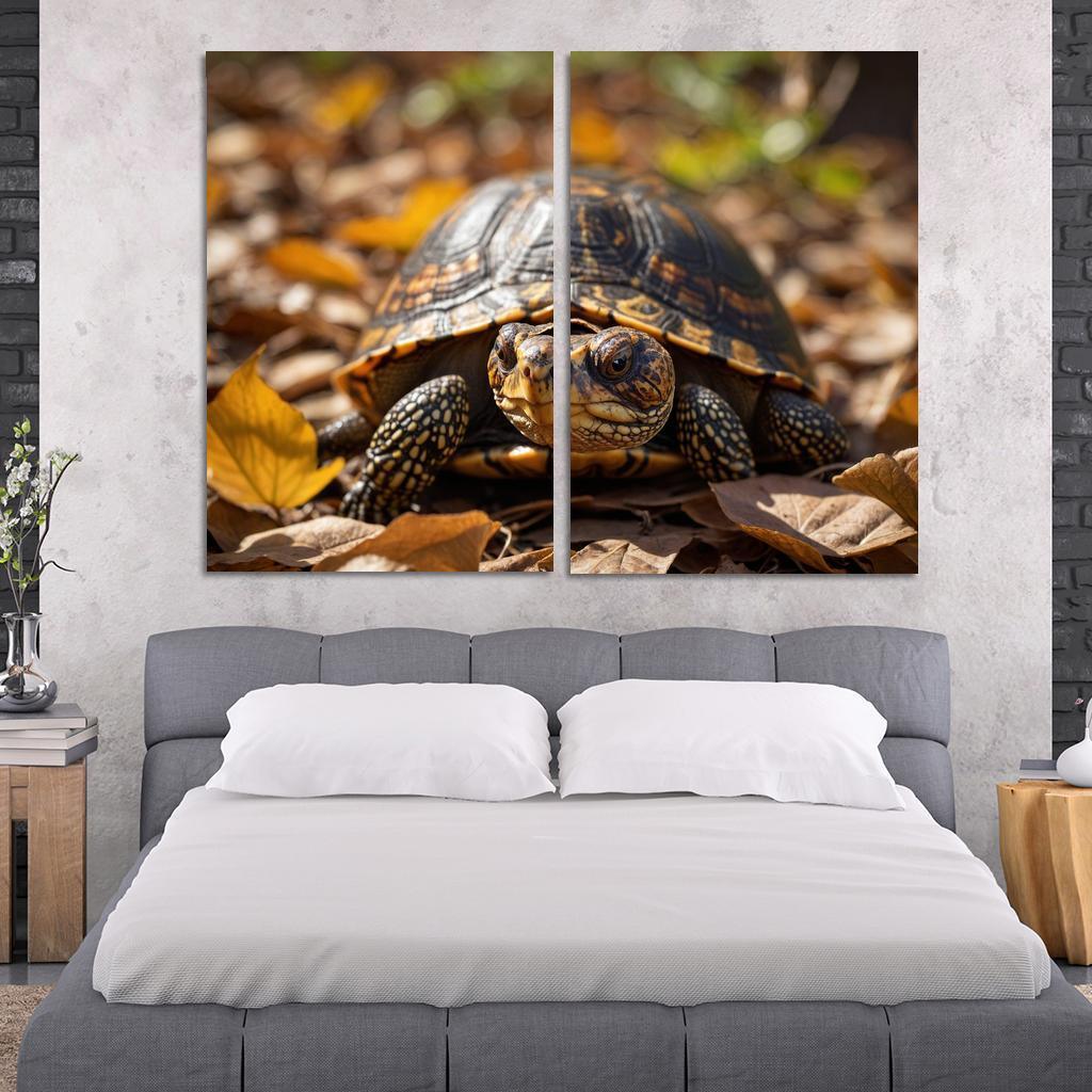 The Elegant Swallowtail Butterfly In A Wildflower Meadow Framed Paintings