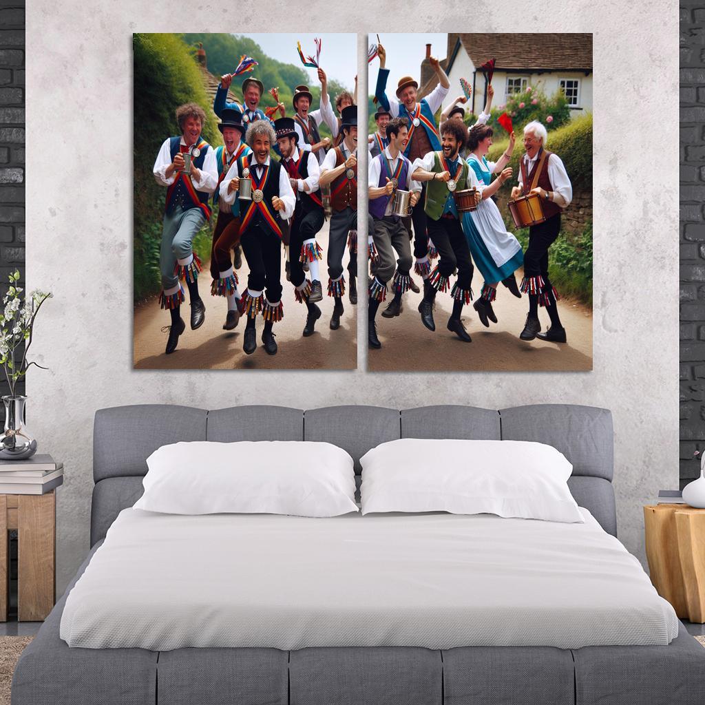 Morris Dance The Folk Tradition Of England Modern Paintings Frame