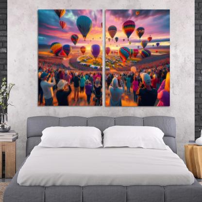 Albuquerque International Balloon Fiesta - Usa Framed Paintings