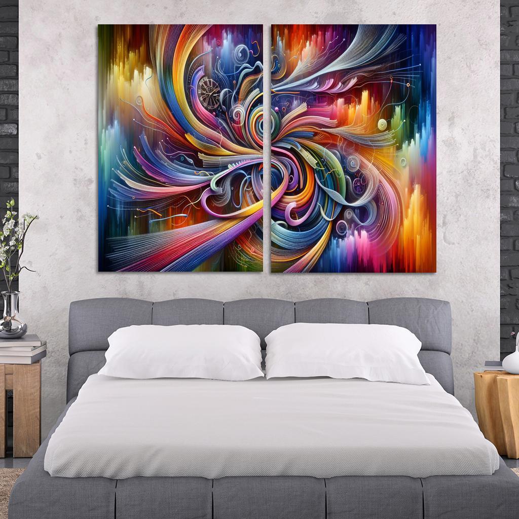 Temporal Whispers Of Existence Premium Artwork Frames