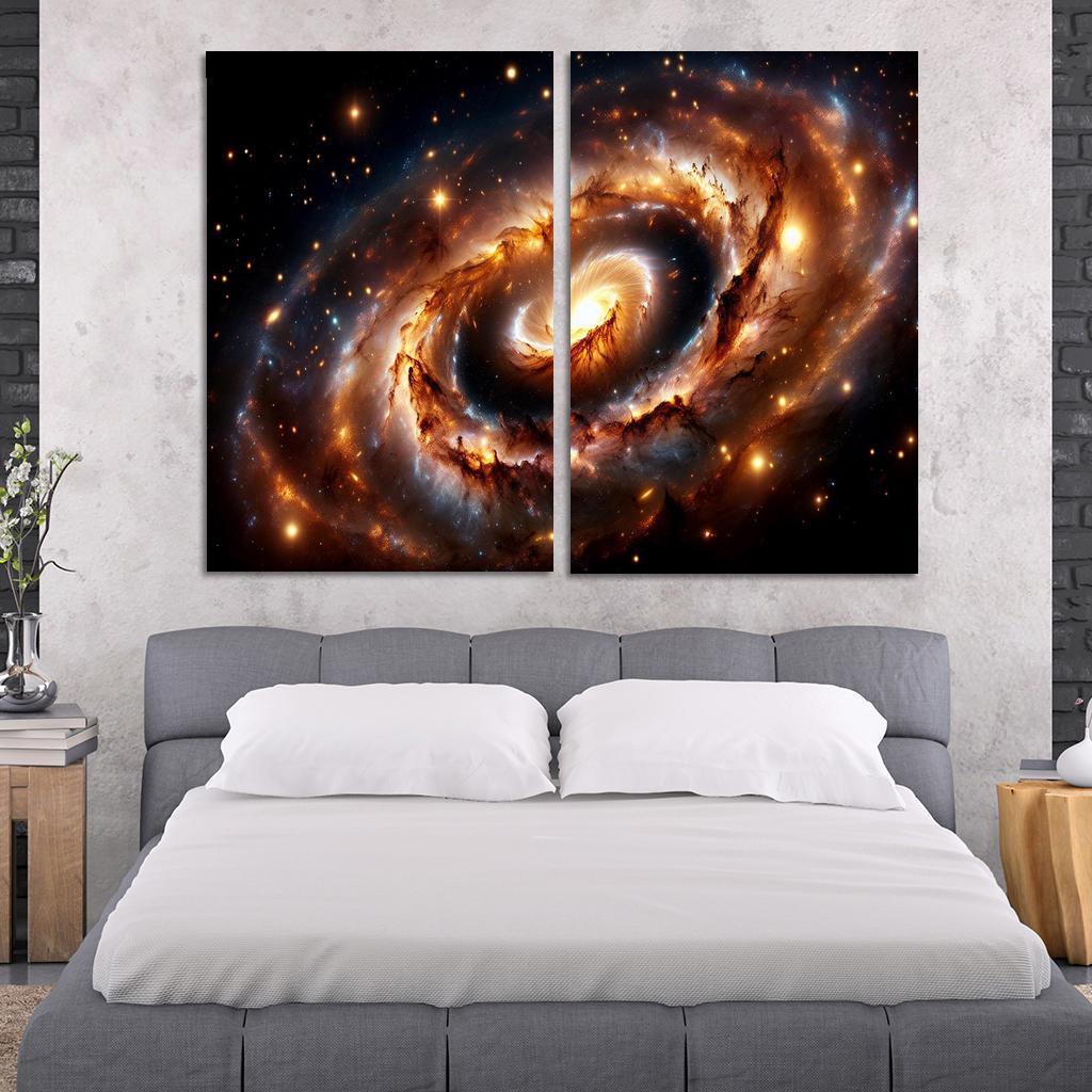 The Phenomenon Of Quasars Abstract Paintings Frame