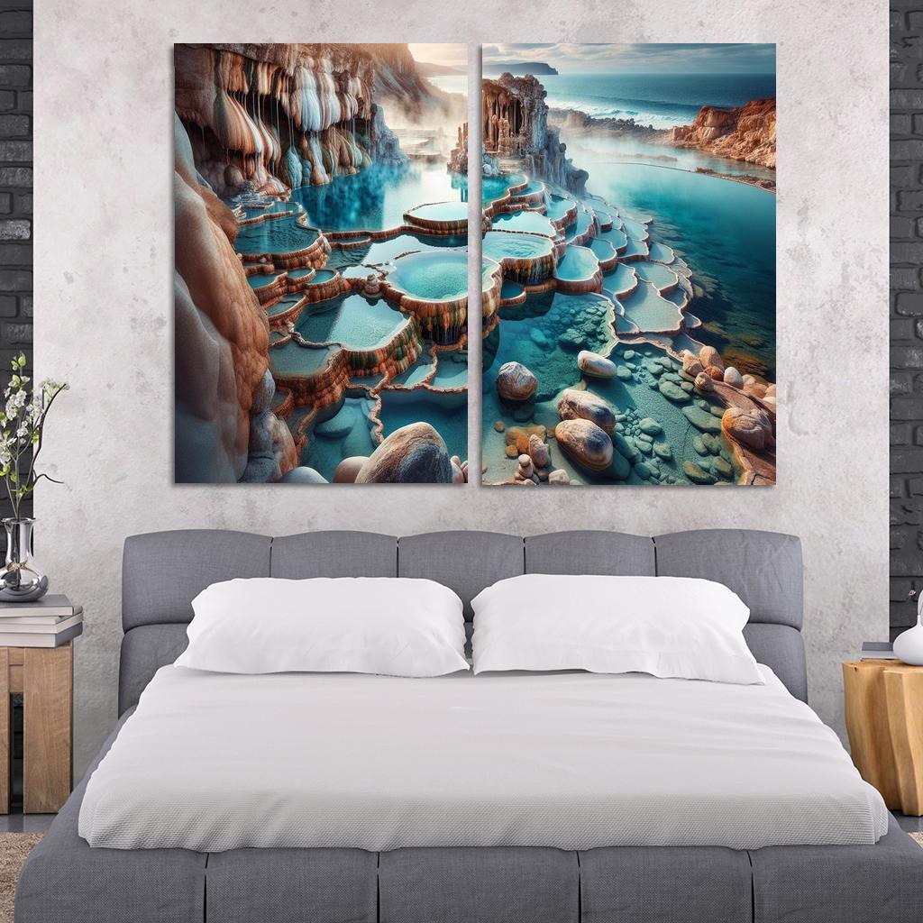 Blue Lagoon Natural Thermal Springs Premium Artwork Frames