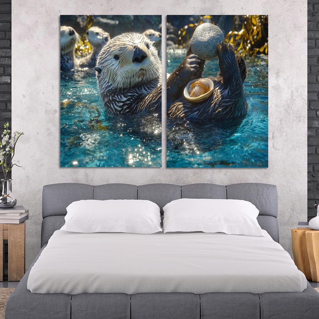 The Playful Sea Otter A Marine Acrobat Art Trends
