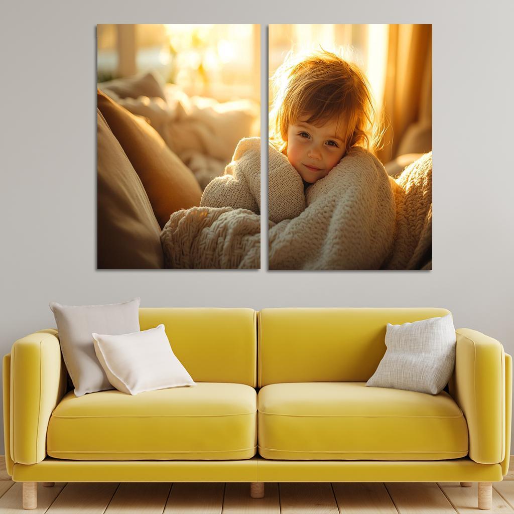 Whispers Of The Heart A Mothers Embrace Custom Paintings Frame