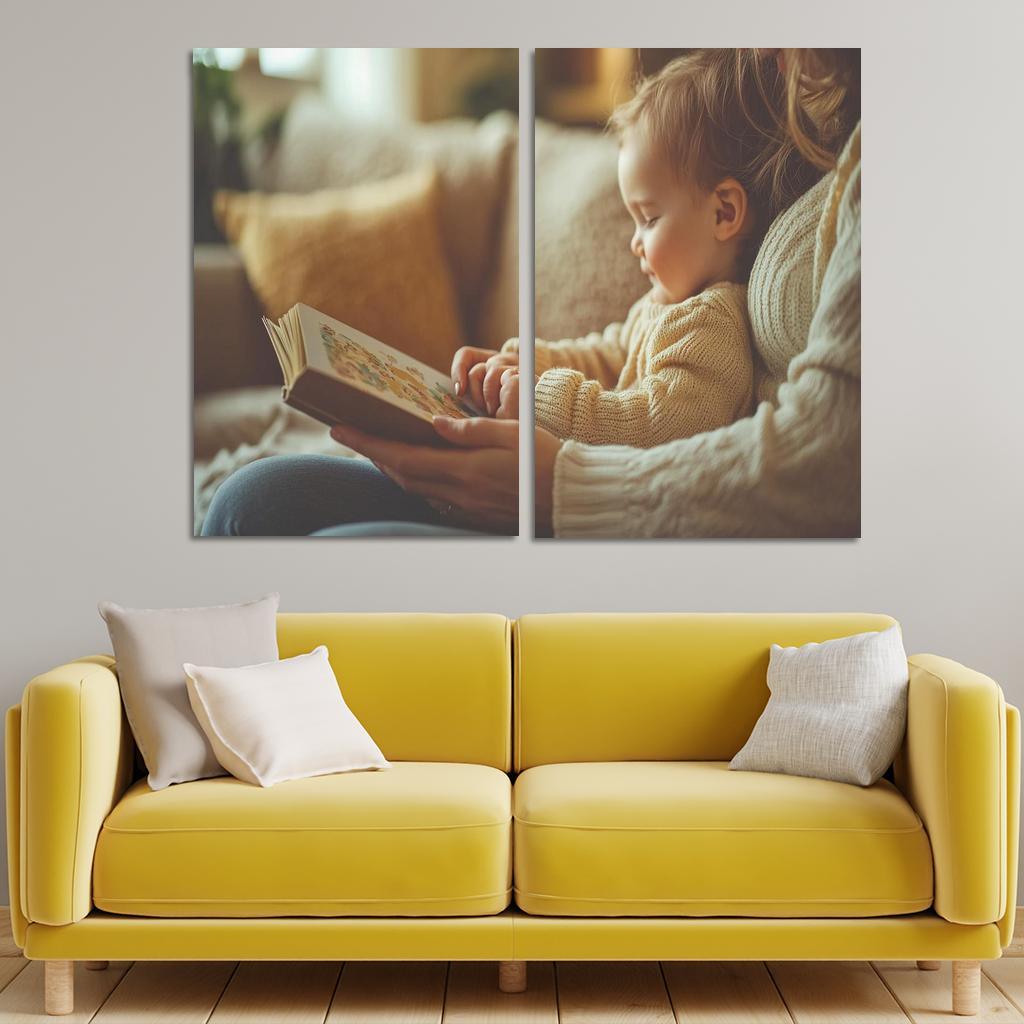 The Nurturing Touch A Mothers Loving Hands Canvas Paintings Frame