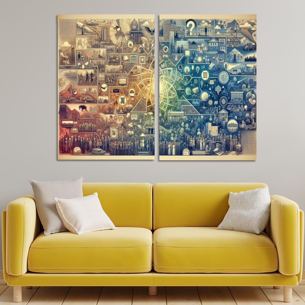 Whispers Of The Past Honoring Historical Trauma Multi-panel Paintings