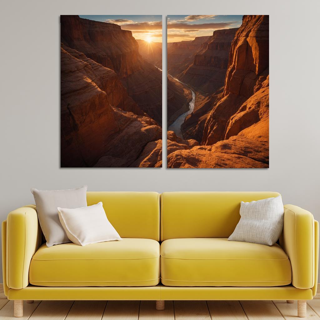 The Enigmatic Canyons Of Sunset Shadows Art Trends
