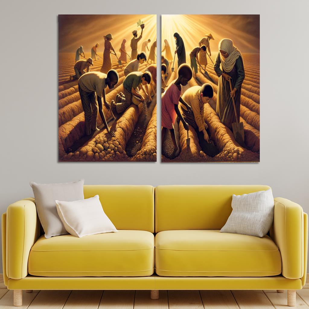 Future Generations The Legacy Of Our Choices Custom Paintings Frame