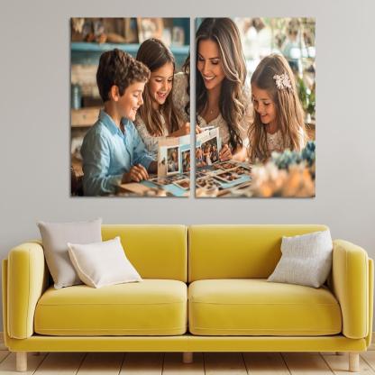 Mosaic Of Memories A Mothers Love Canvas Paintings Frame
