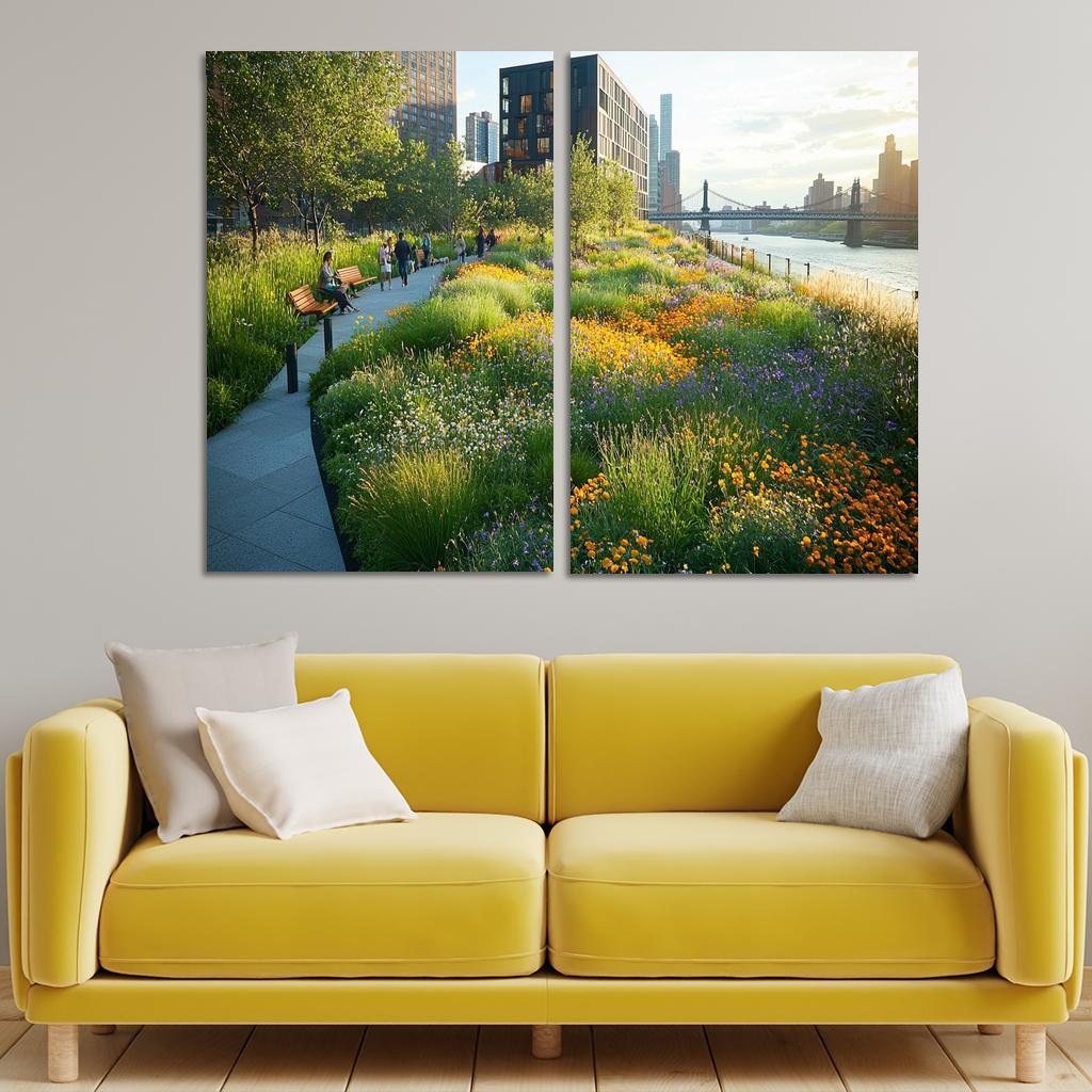 The High Line Abstract Paintings Frame