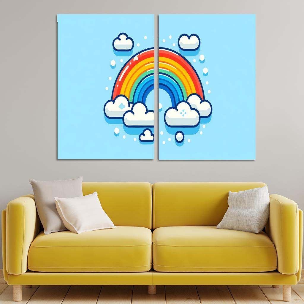 Radiant Rainbow - Colorful Dreams Framed Paintings