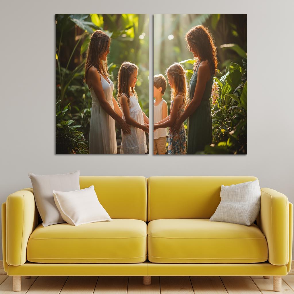An Unbroken Circle A Mothers Enduring Love Canvas Paintings Frame