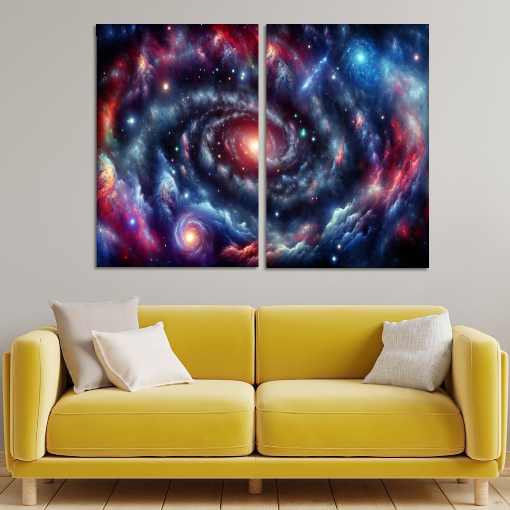 The Enigma Of Dark Energy Abstract Paintings Frame