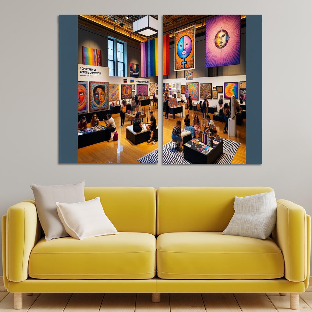 A New Dawn Art On Gender Identity And Expression Framed Paintings