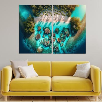 Crystal Waters An Aquatic Wonderland Custom Paintings Frame