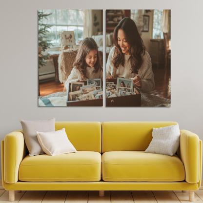 Moments Of Connection A Mothers Heartbeat Custom Paintings Frame