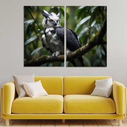 The Regal Harpy Eagle The Forest Monarch Custom Paintings Frame