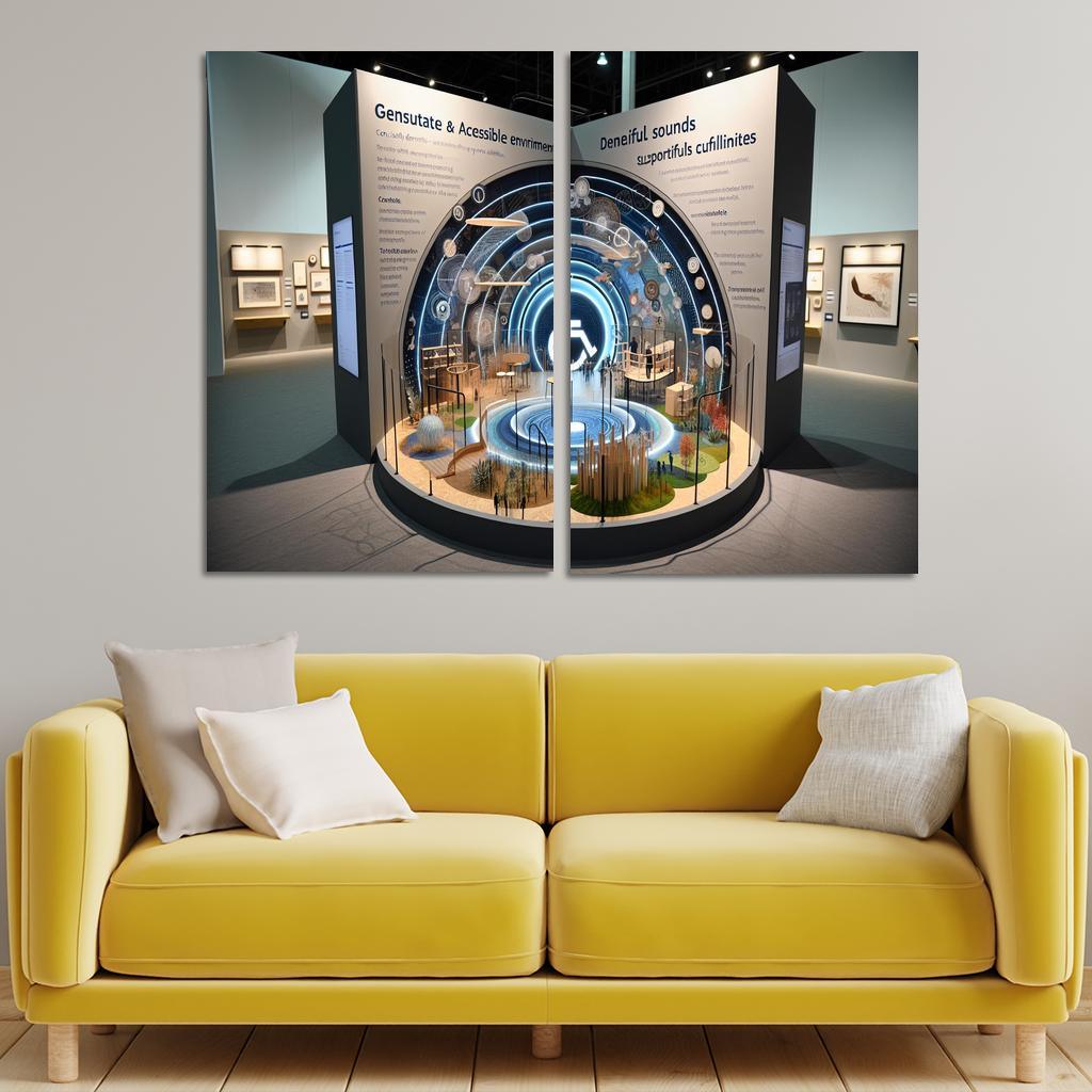 Breaking Barriers Advocacy For Accessibility And Inclusion Multi-panel Paintings