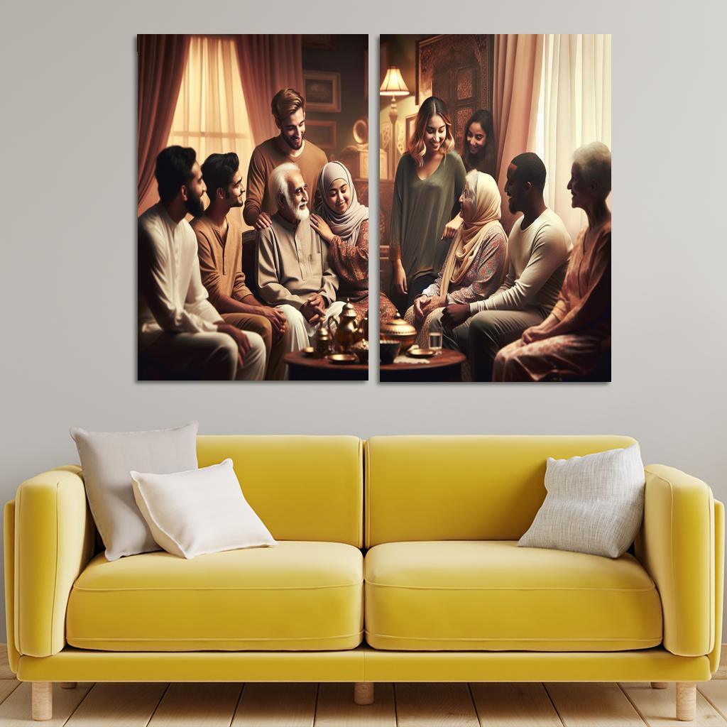 Elders Of Wisdom Respecting Our Aging Population Custom Paintings Frame